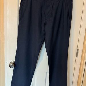 Haggar Active Stretch Navy Blue pants.